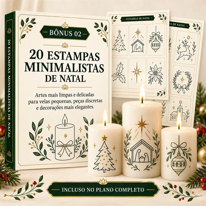 20 Estampas Minimalistas de Natal