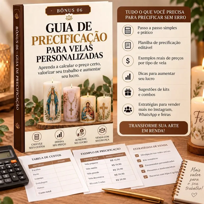 Guia de Precificação para Velas Personalizadas